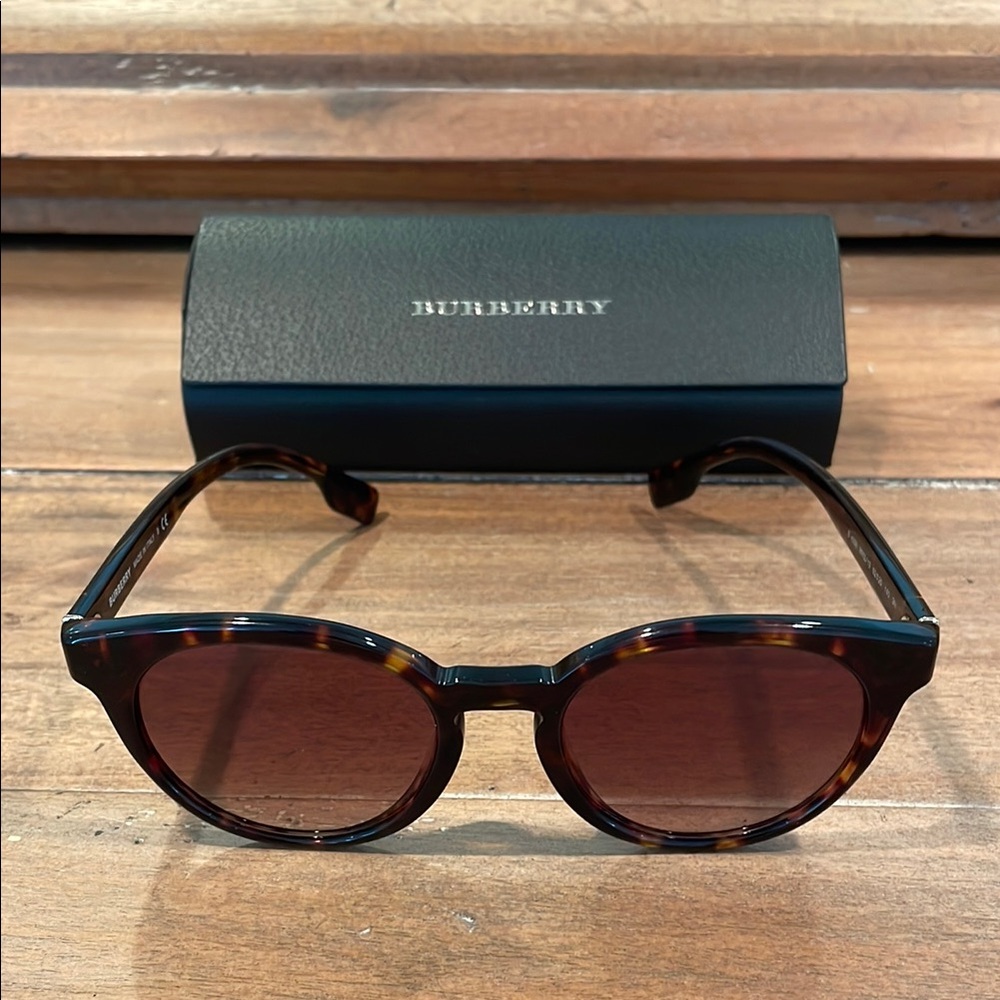 Burberry Brown Tortoise Sunglasses